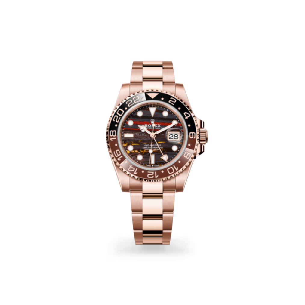 R01ex gmt-master ii oyster, 40 mm, everose gold m126715chnr-0002